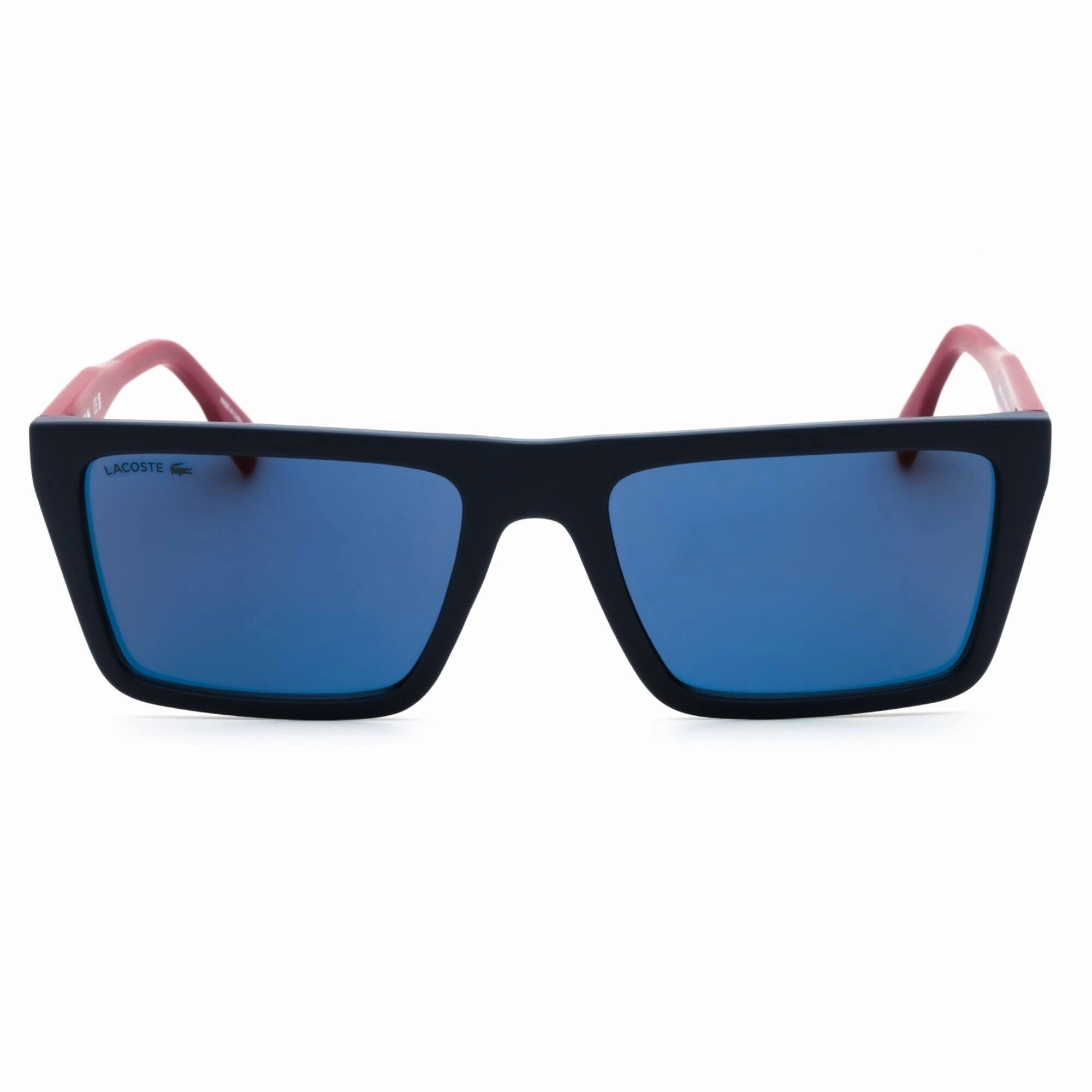 Lacoste Men's Sunglasses - Matte Blue Injected Propionate Square Frame | L6009S 424