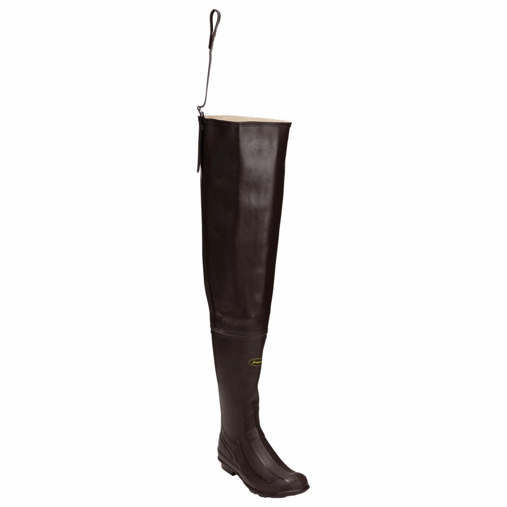 LaCrosse 700002 Big Chief Waterproof Hip Waders for Men - Brown - 12M