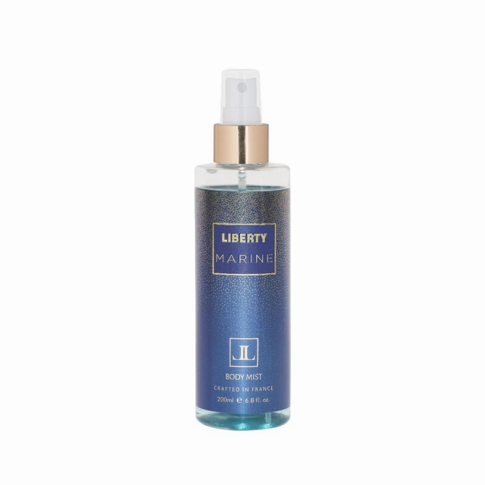 Liberty Luxury Marine Body Mist for Men & Women Long Lasting Aquatic Fragrance Travel Friendly Perfume Body Spray Crafted in France 200ml