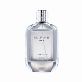 Liberty Luxury Marine Perfume for Men (100ml/3.4Oz), Eau De Parfum (EDP), Crafted in France, Long Lasting Smell, Fresh & Aquatic notes.
