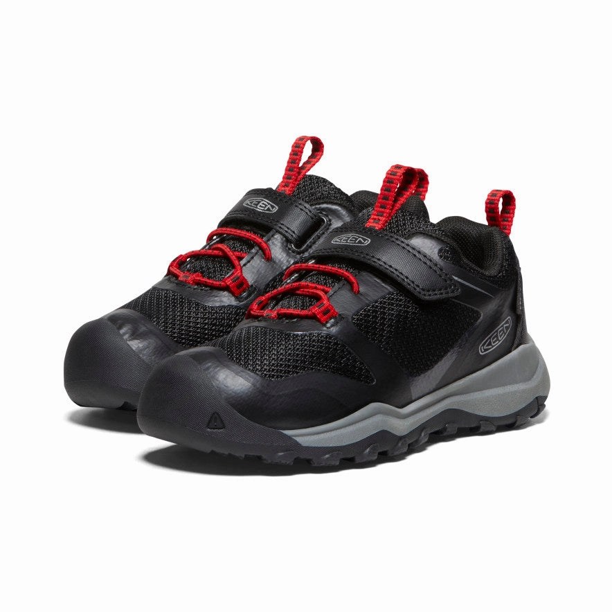 Little Kids' Wanduro Waterproof Shoe  |  Black/Ribbon Red