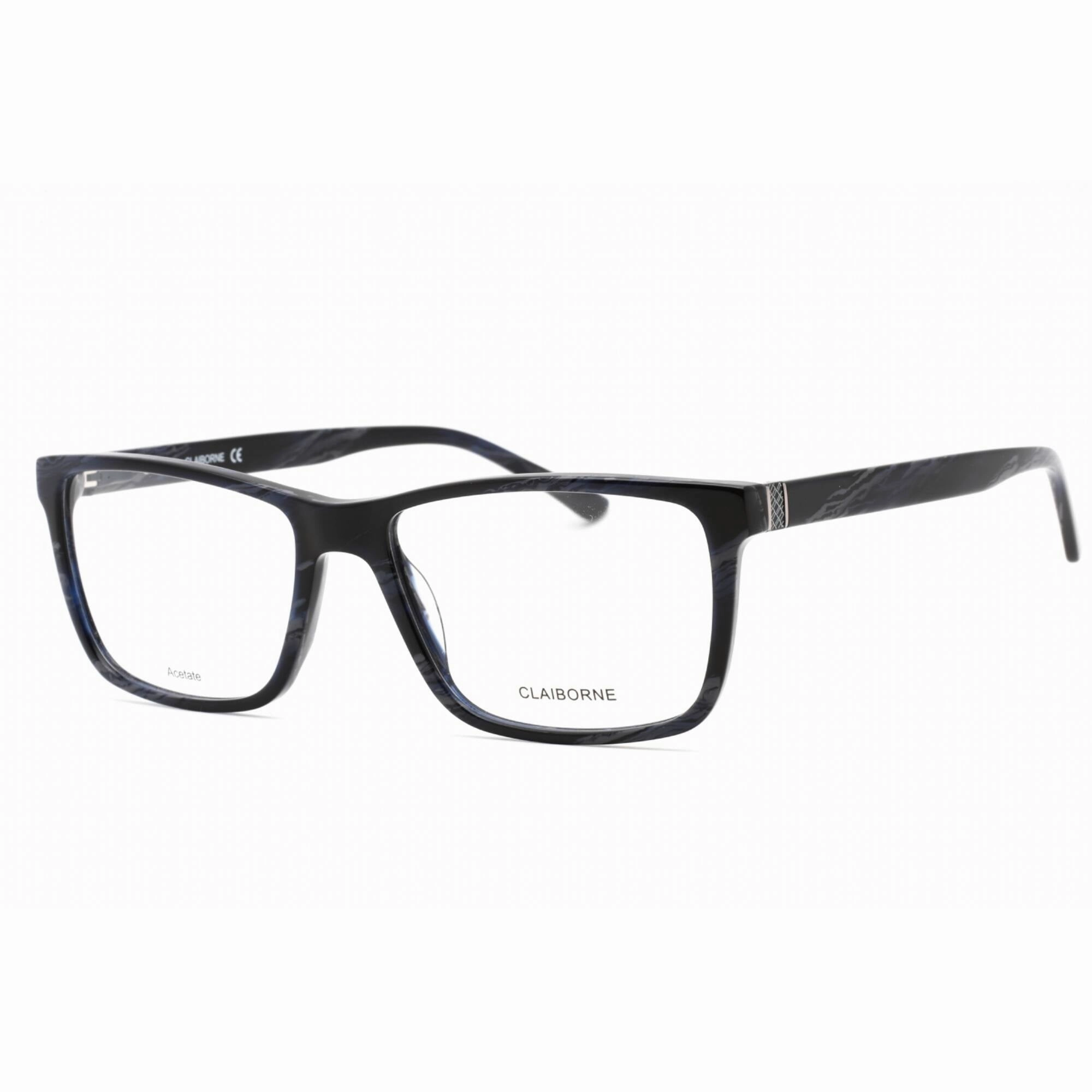 Liz Claiborne Men's Eyeglasses - Blue Horn Rectangular Plastic | Cb 312XL 0E84 00