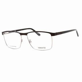 Liz Claiborne Men's Eyeglasses - Brown Ruthenium Metal Full Rim Frame | CB 253 01OT 00