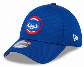 Men's Chicago Cubs New Era 2025 Batting Practice Royal Blue 39THIRTY Flex-Fit Hat
