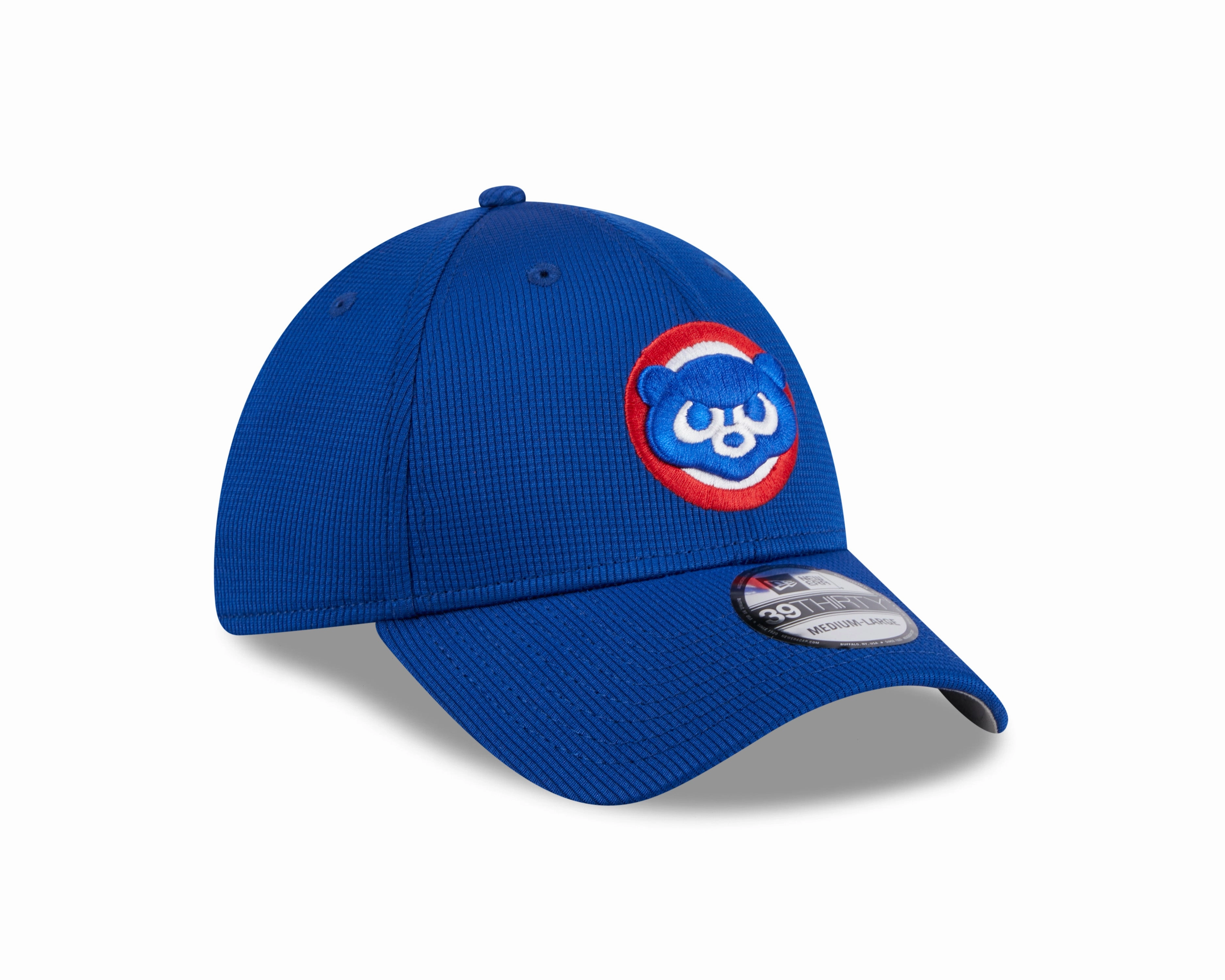 Men's Chicago Cubs New Era 2025 Batting Practice Royal Blue 39THIRTY Flex-Fit Hat