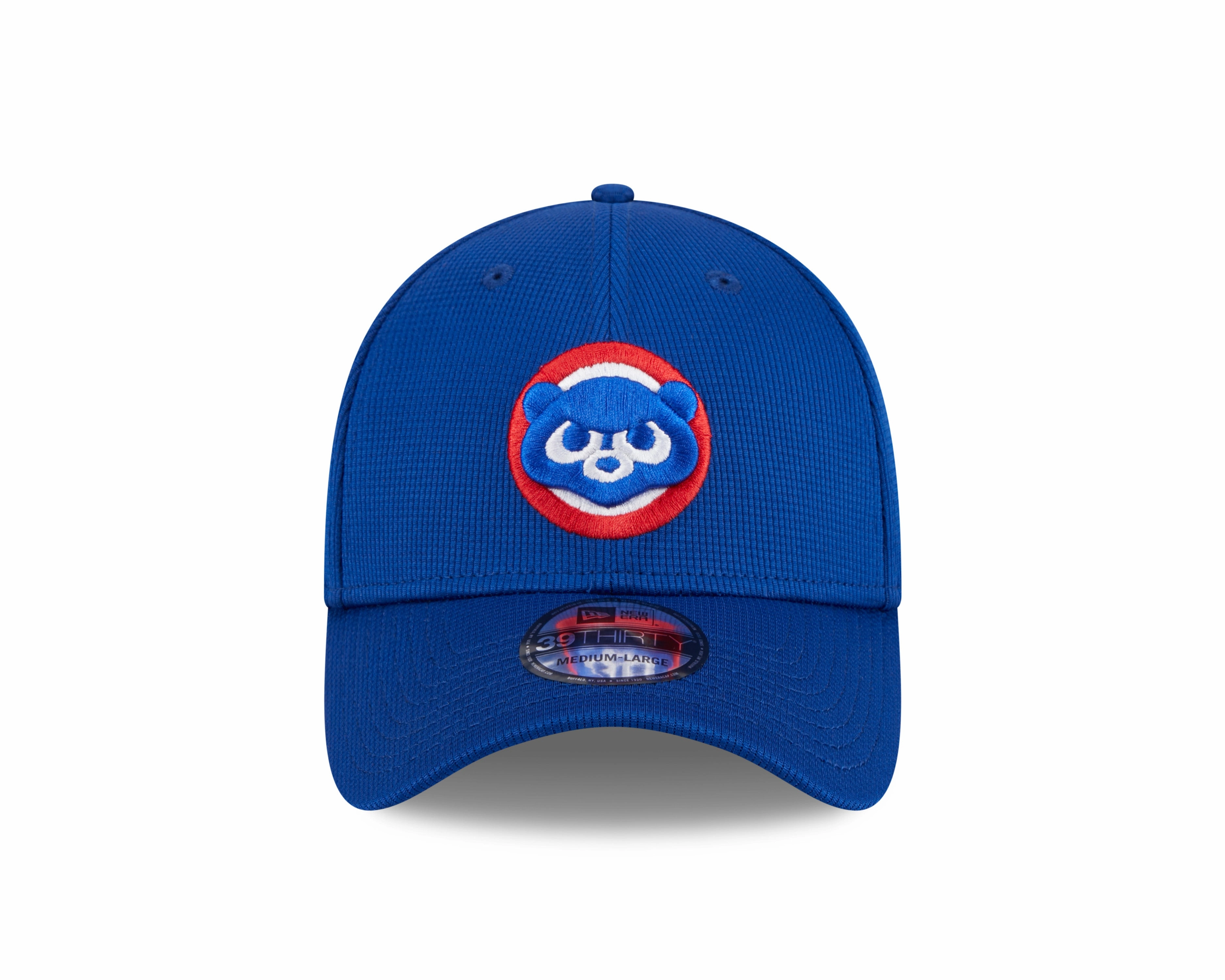 Men's Chicago Cubs New Era 2025 Batting Practice Royal Blue 39THIRTY Flex-Fit Hat