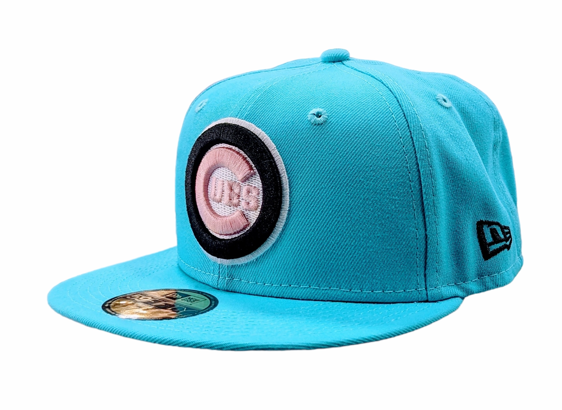 Men's Chicago Cubs Night Spice Vice Blue/Pink New Era 59FIFTY Fitted Hat