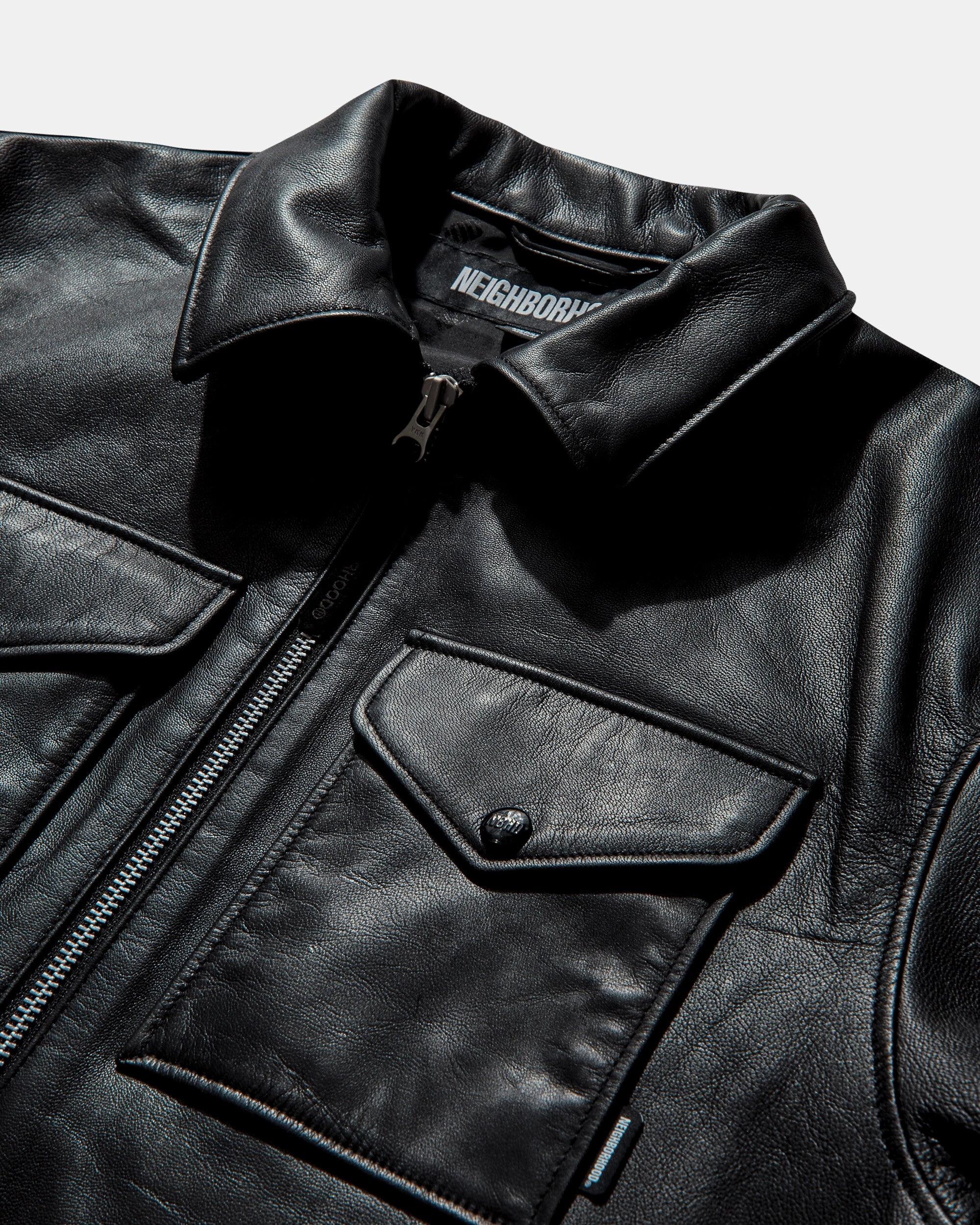 Men's Leather PM Jacket Black