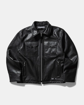 Men's Leather PM Jacket Black