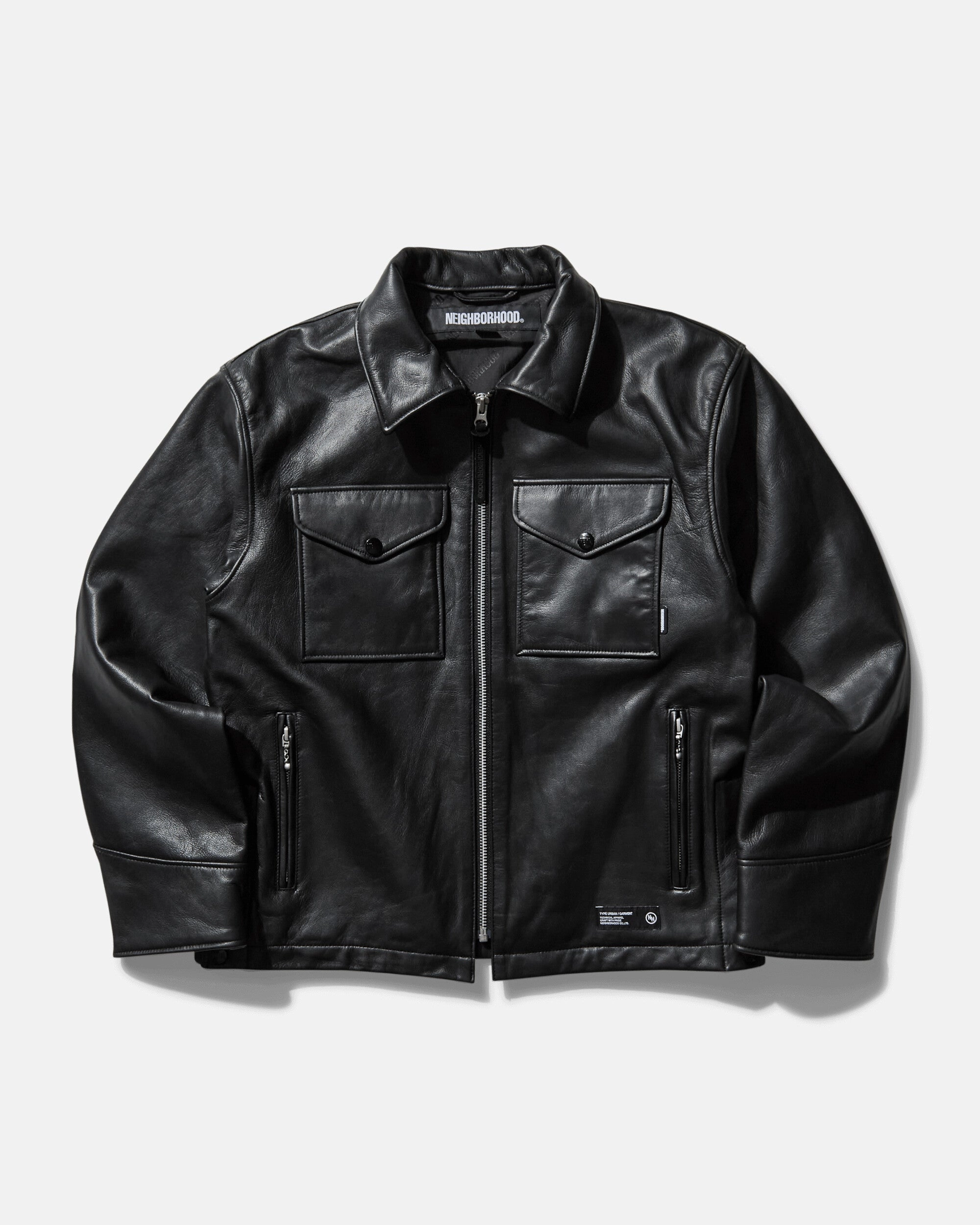 Men's Leather PM Jacket Black