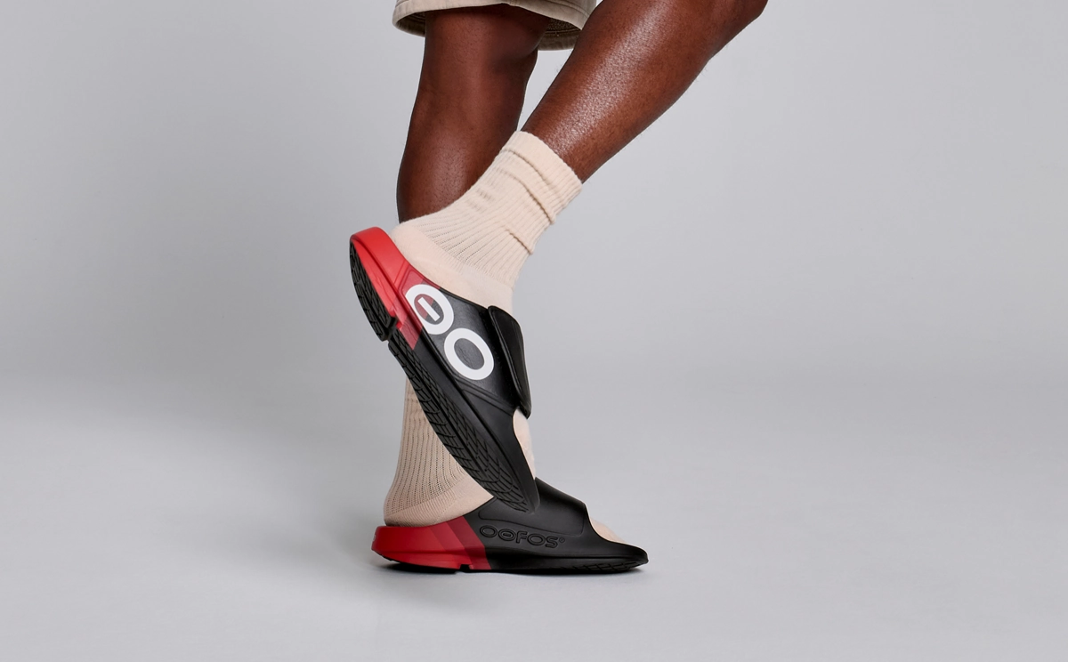 Men's OOahh Sport Flex Sandal - Fire Rally