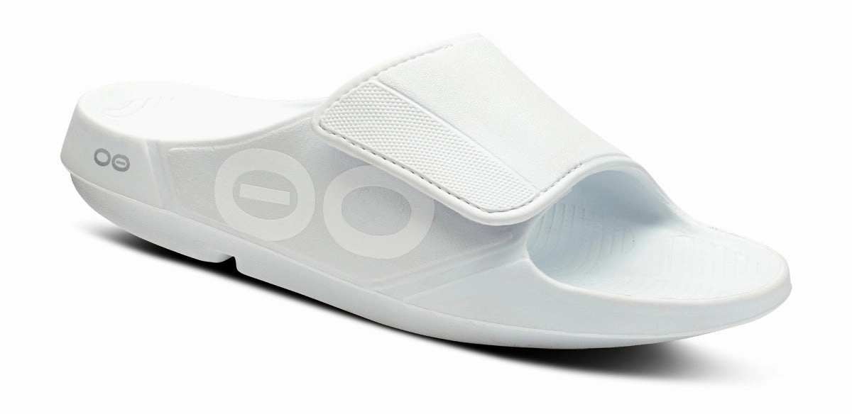 Men's OOahh Sport Flex Sandal - White
