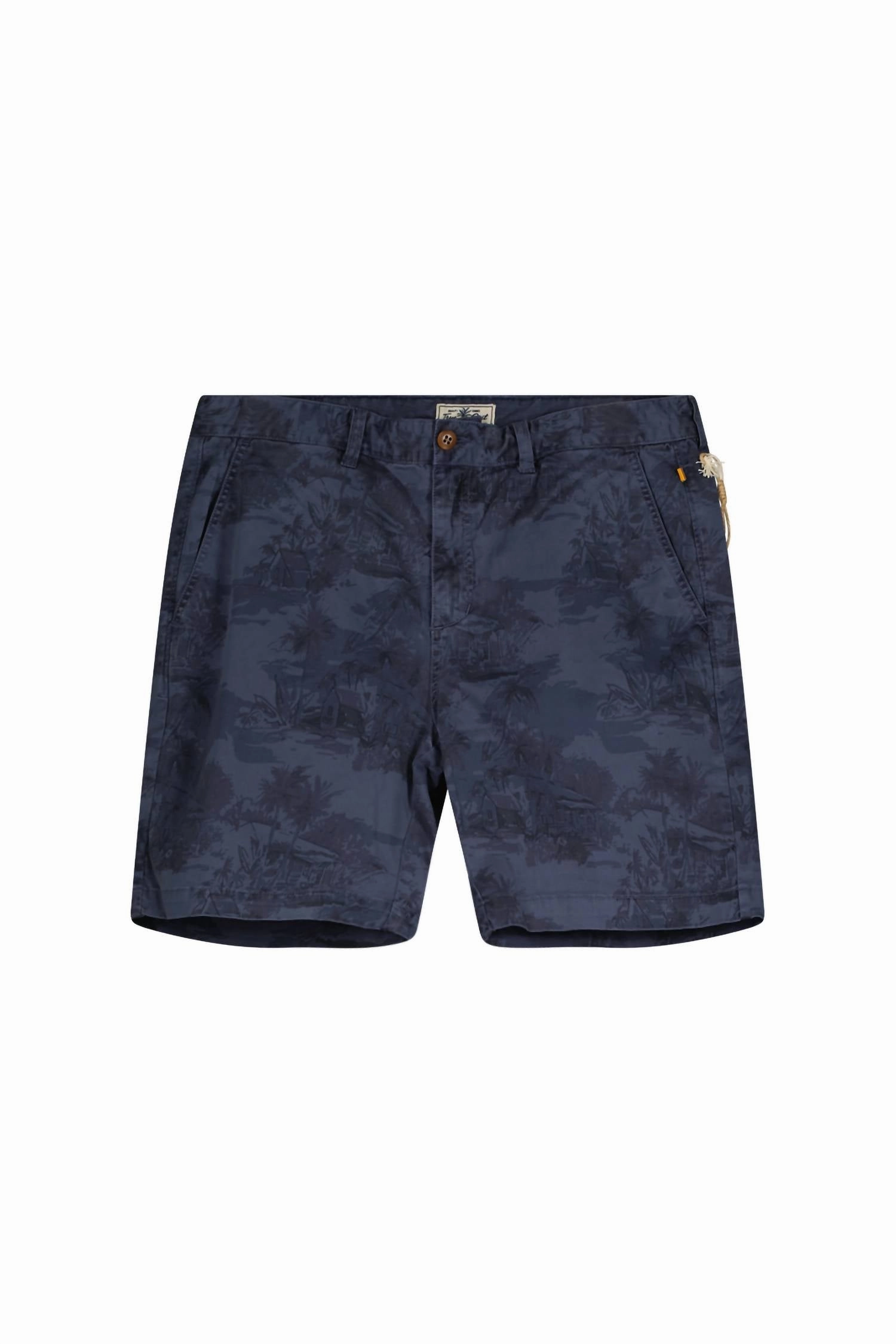 Men's Paradise Shorts In Navy Print