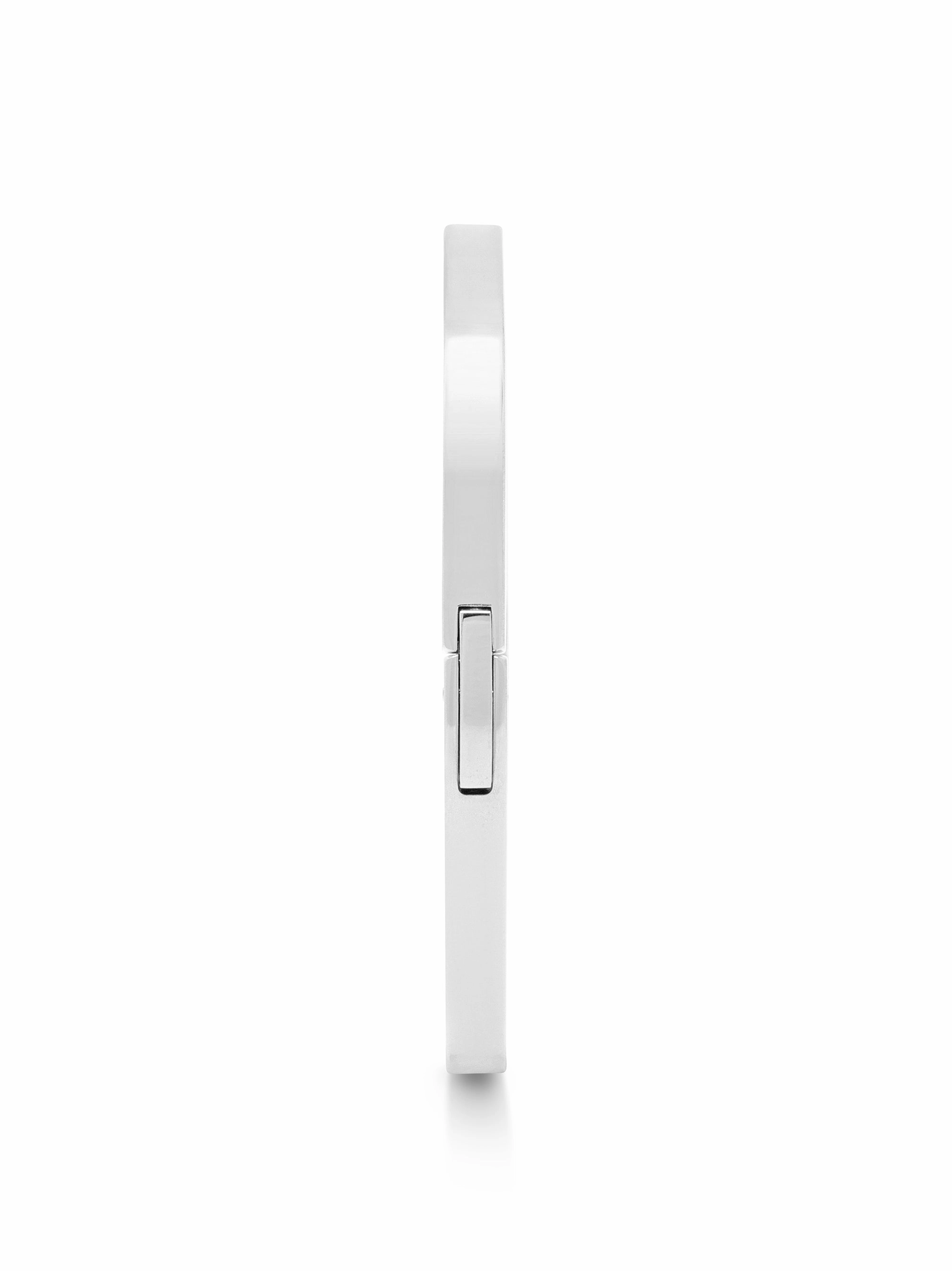 Men's Silver Simplicity Bangle