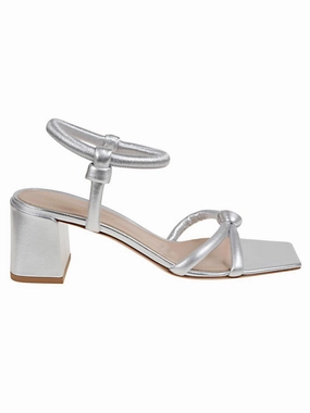 Metallic Leather Sandal