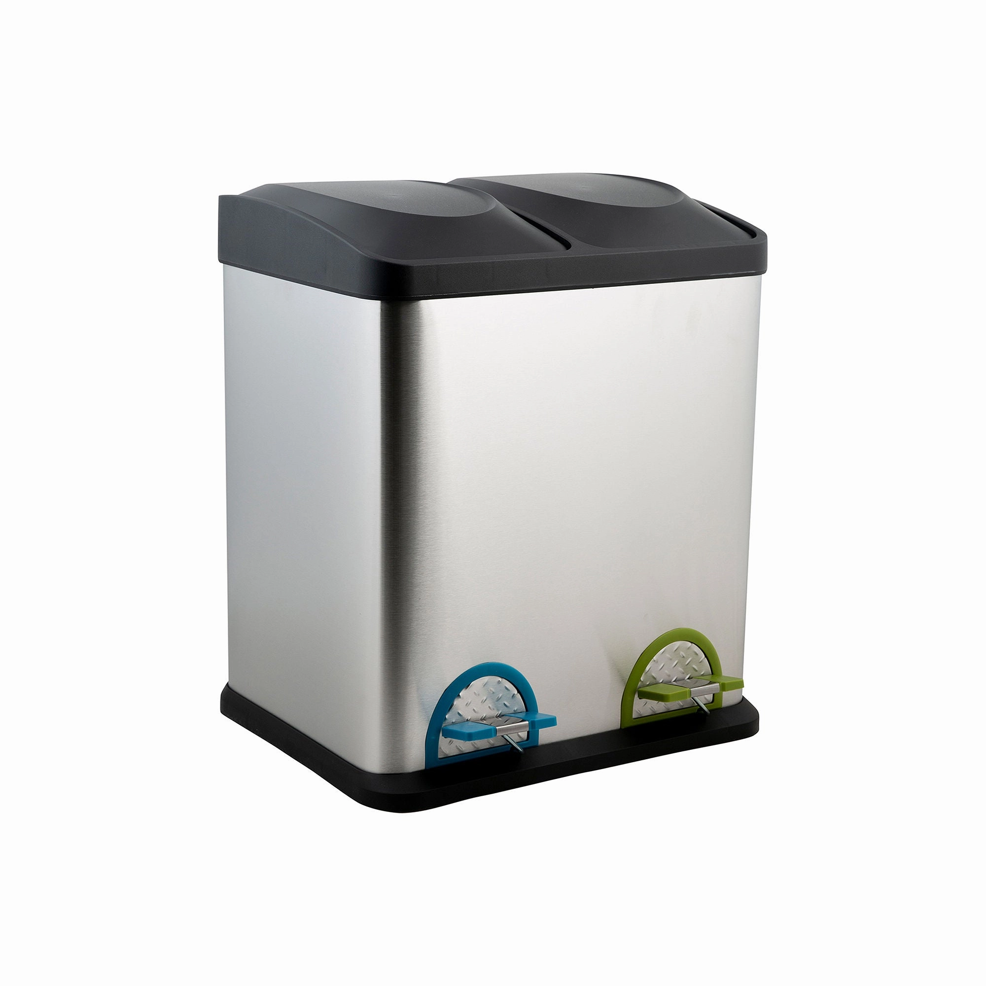 Organize It All Stainless Steel Step-On 8-Gallon( 30liter) Recycle Bin