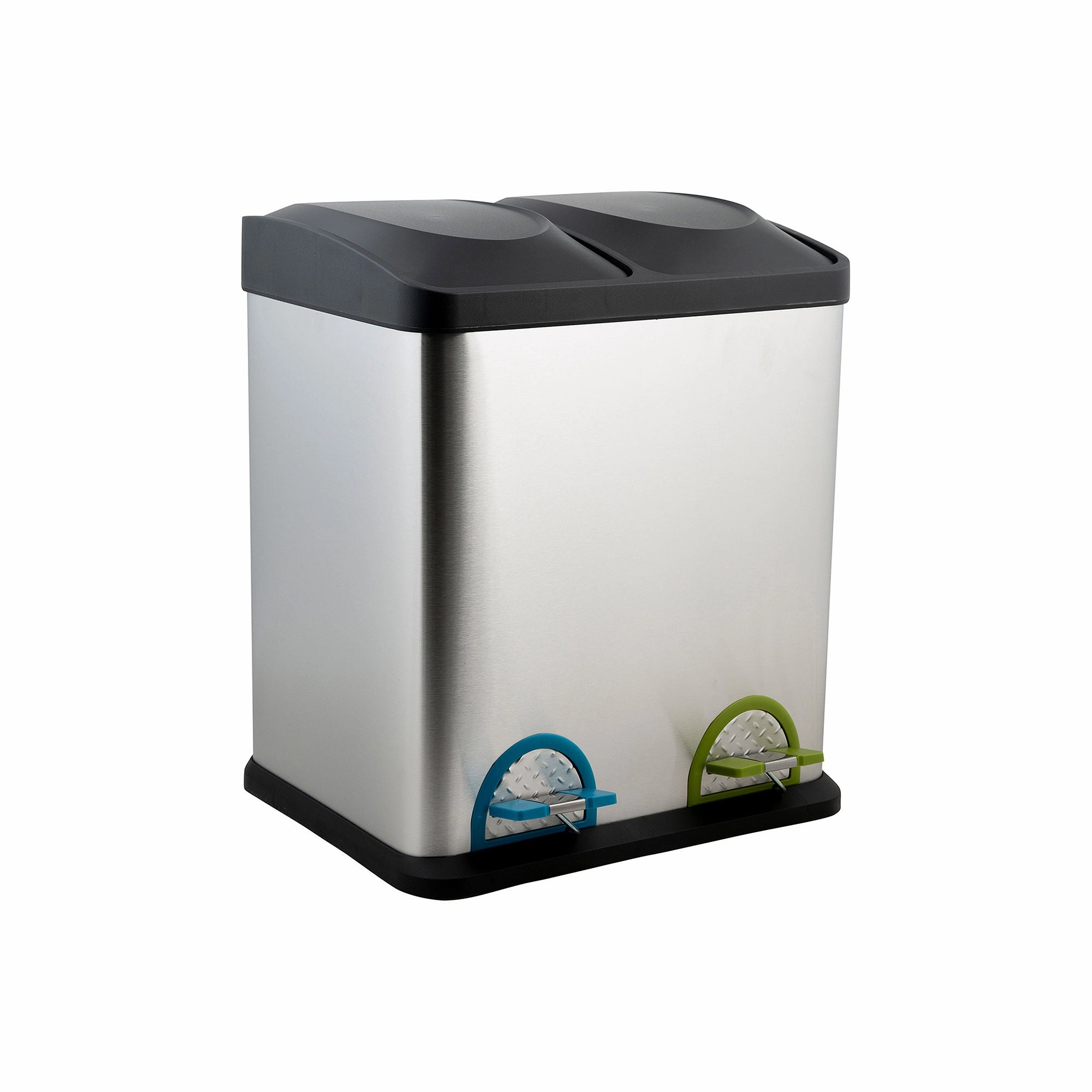 Organize It All Stainless Steel Step-On 8-Gallon( 30liter) Recycle Bin