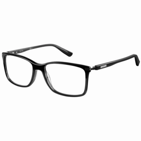 Pierre Cardin Men's Eyeglasses - Black Net Acetate Full Rim Square | P.C. 6172 0DGN