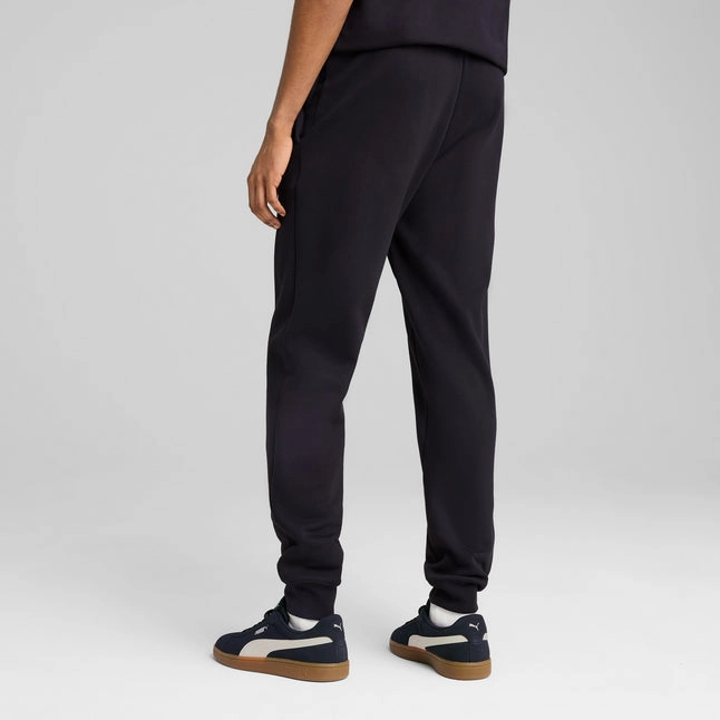 PUMA MEN'S ESSENTIALS FLEECE NAVY TRACKPANTS