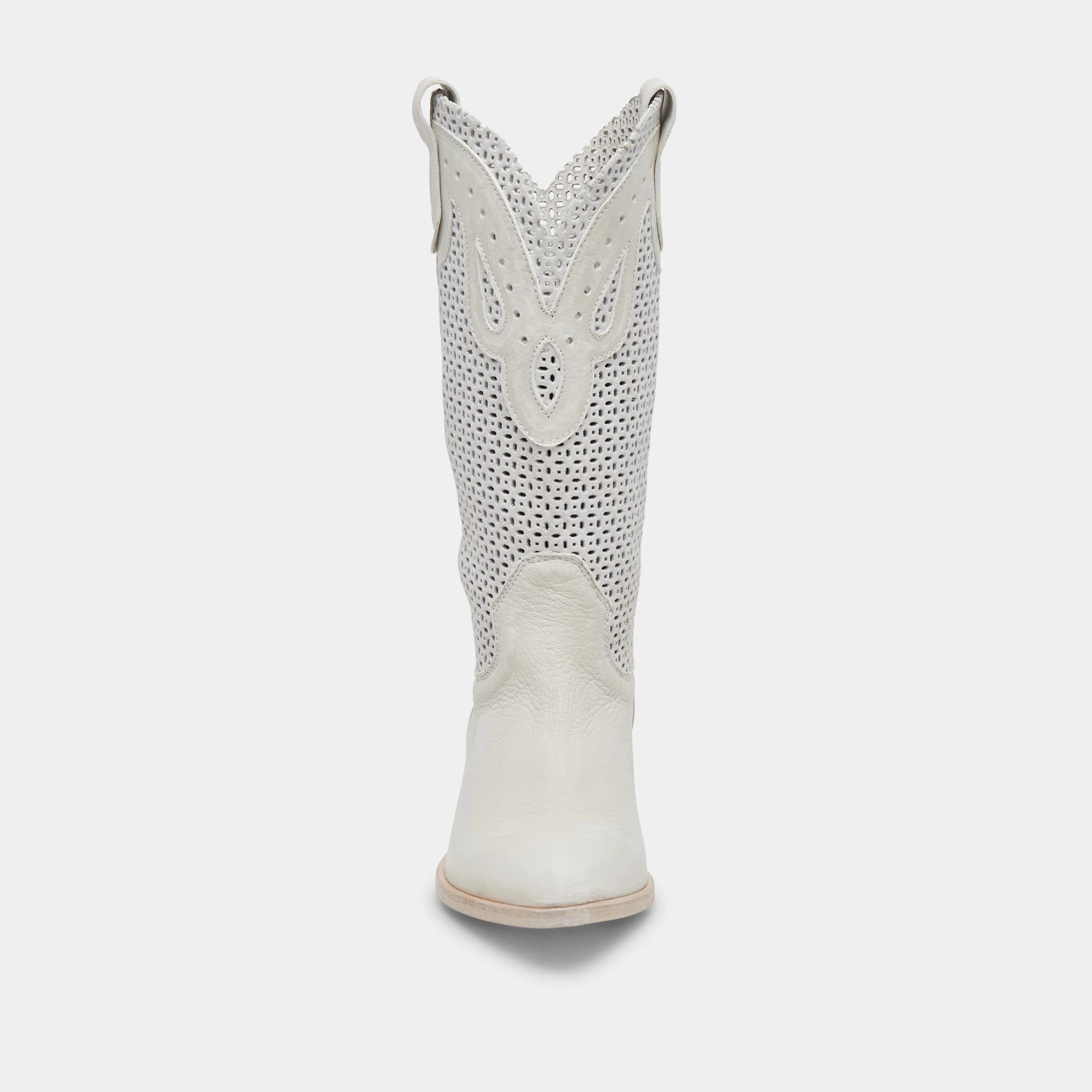 RANCH BOOTS IVORY LEATHER