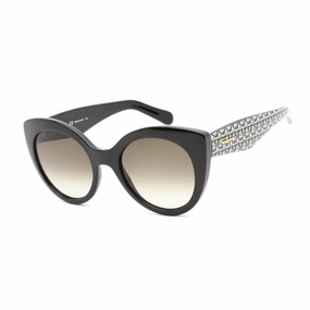 Salvatore Ferragamo Men's Sunglasses - Black Plastic Cat Eye Full Rim | SF964S 003
