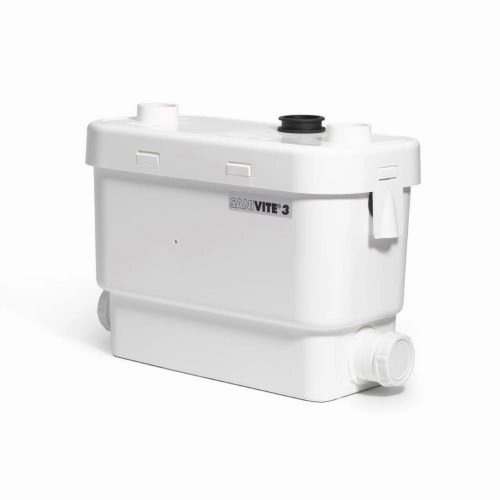Saniflo 008 SANIVITE Gray Heavy Duty Water Pump, White