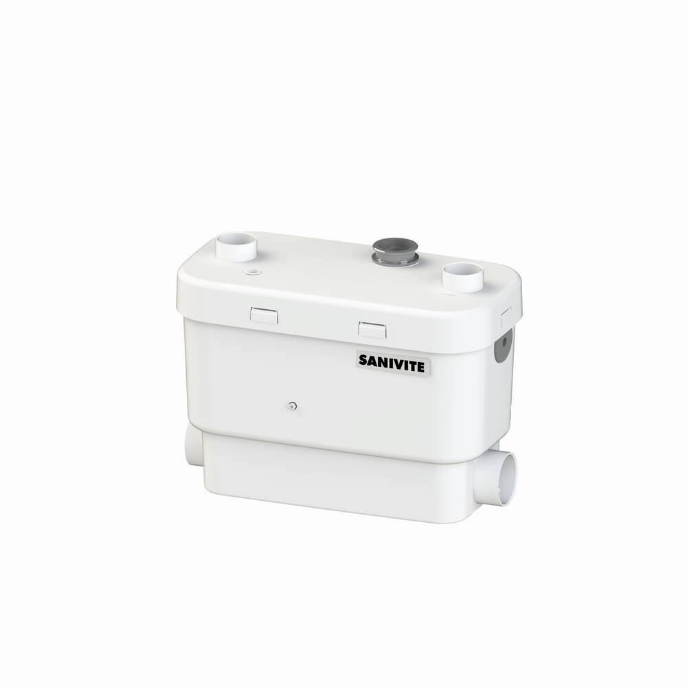 Saniflo 008 SANIVITE Gray Heavy Duty Water Pump, White