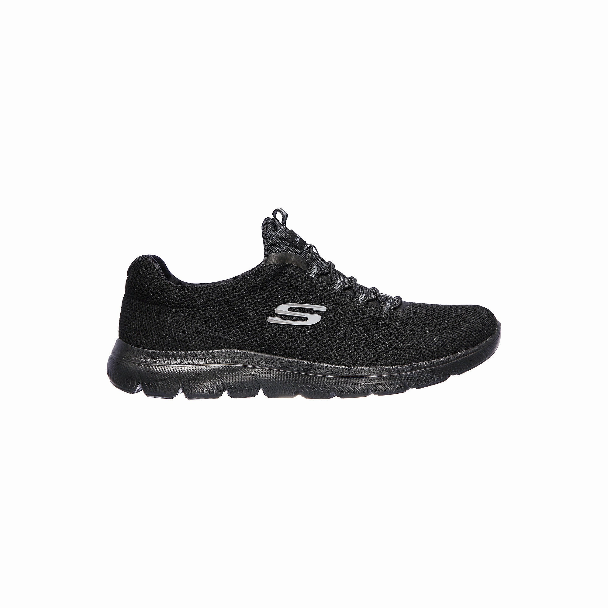 Skechers Womens Summits Cool Classic Walking Shoes - BLACK 8 MEDIUM
