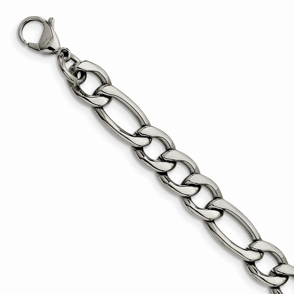 Stainless Steel 8.4mm 8in Figaro Chain | SRN682