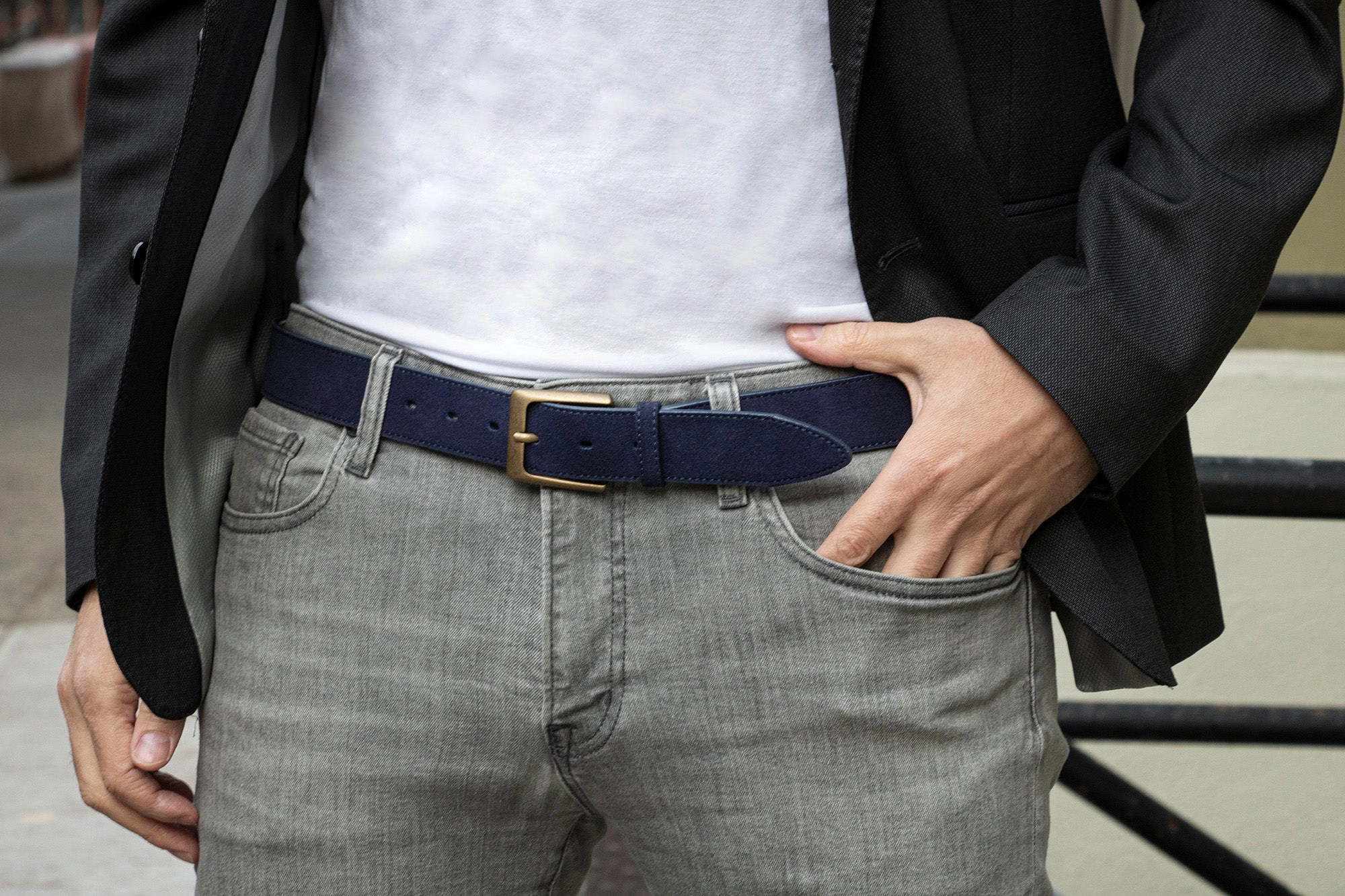 Suede Touch Men Blue