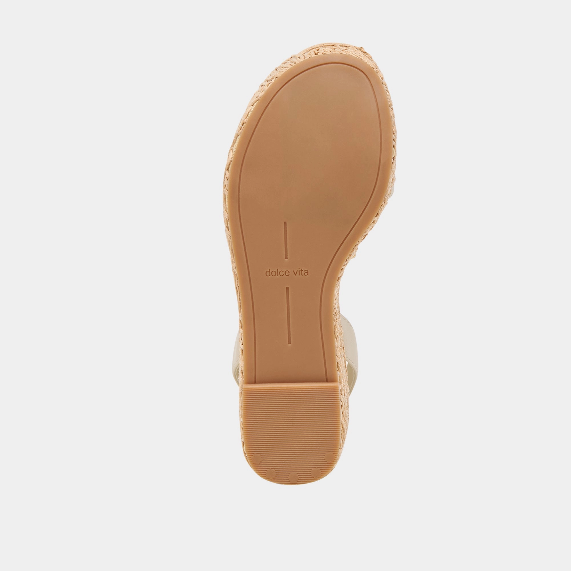 TALISA WEDGES IVORY LEATHER