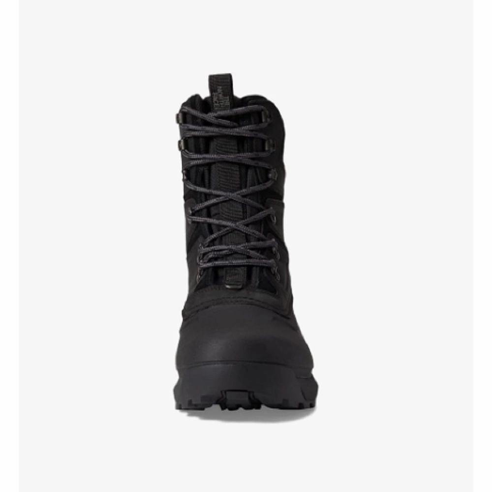 The North Face NF0A5LVZ Men's Chilkat V 400 Insulated Waterproof Snow Boots, Black/Asphalt Gray, 8 M