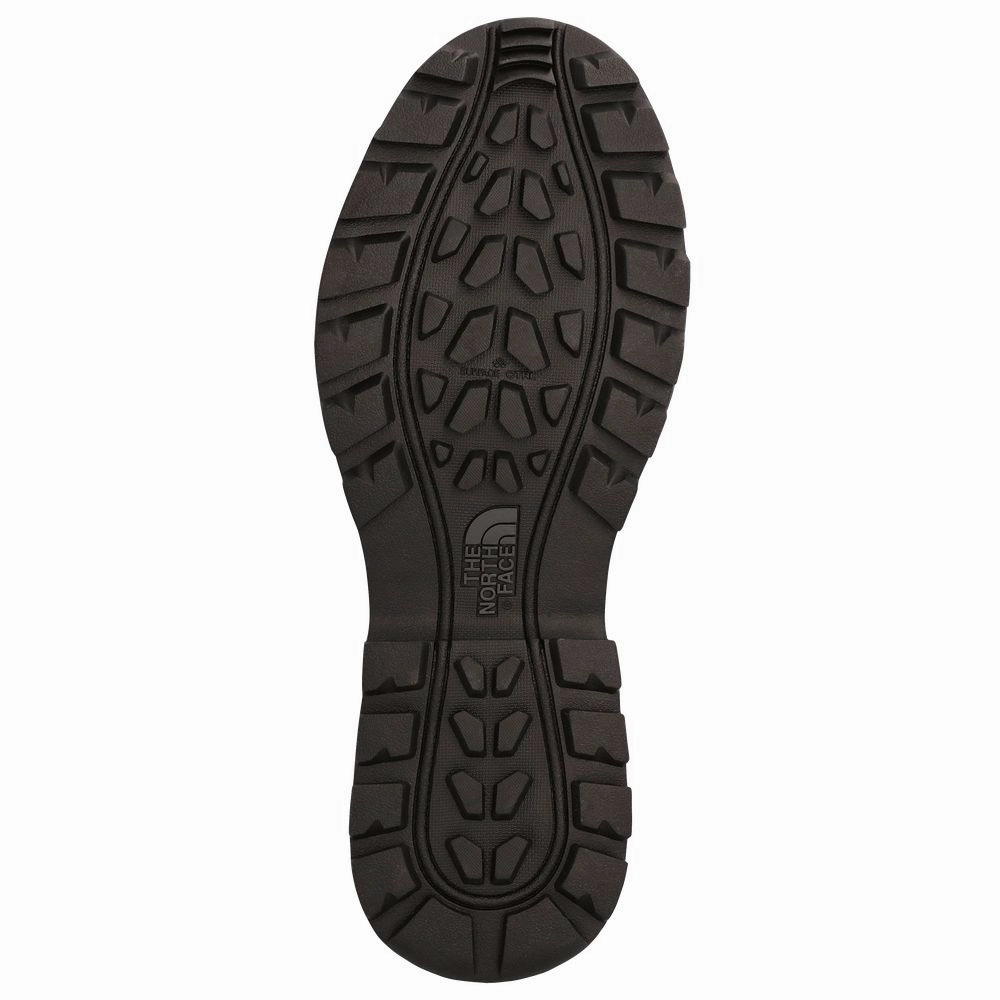 The North Face NF0A5LVZ Men's Chilkat V 400 Insulated Waterproof Snow Boots, Black/Asphalt Gray, 8 M
