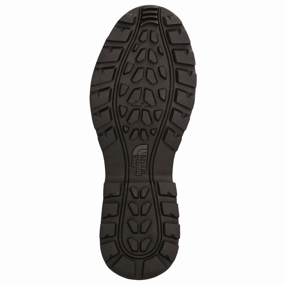 The North Face NF0A5LVZ Men's Chilkat V 400 Insulated Waterproof Snow Boots, Black/Asphalt Gray, 8 M