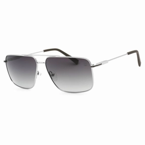 Timberland Men's Sunglasses - Full Rim Shiny Gunmetal Metal Rectangular | TB9292 08R