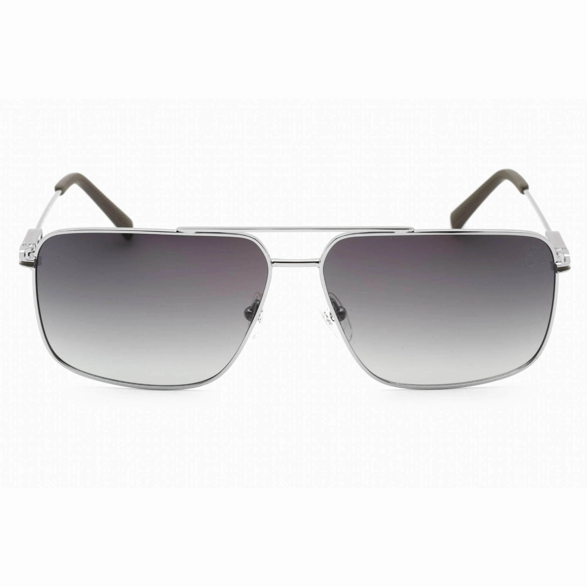 Timberland Men's Sunglasses - Full Rim Shiny Gunmetal Metal Rectangular | TB9292 08R