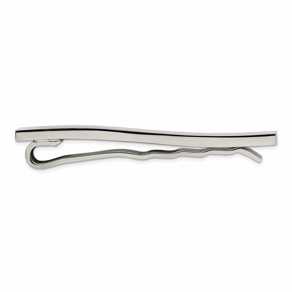 Titanium Polished Tie Bar