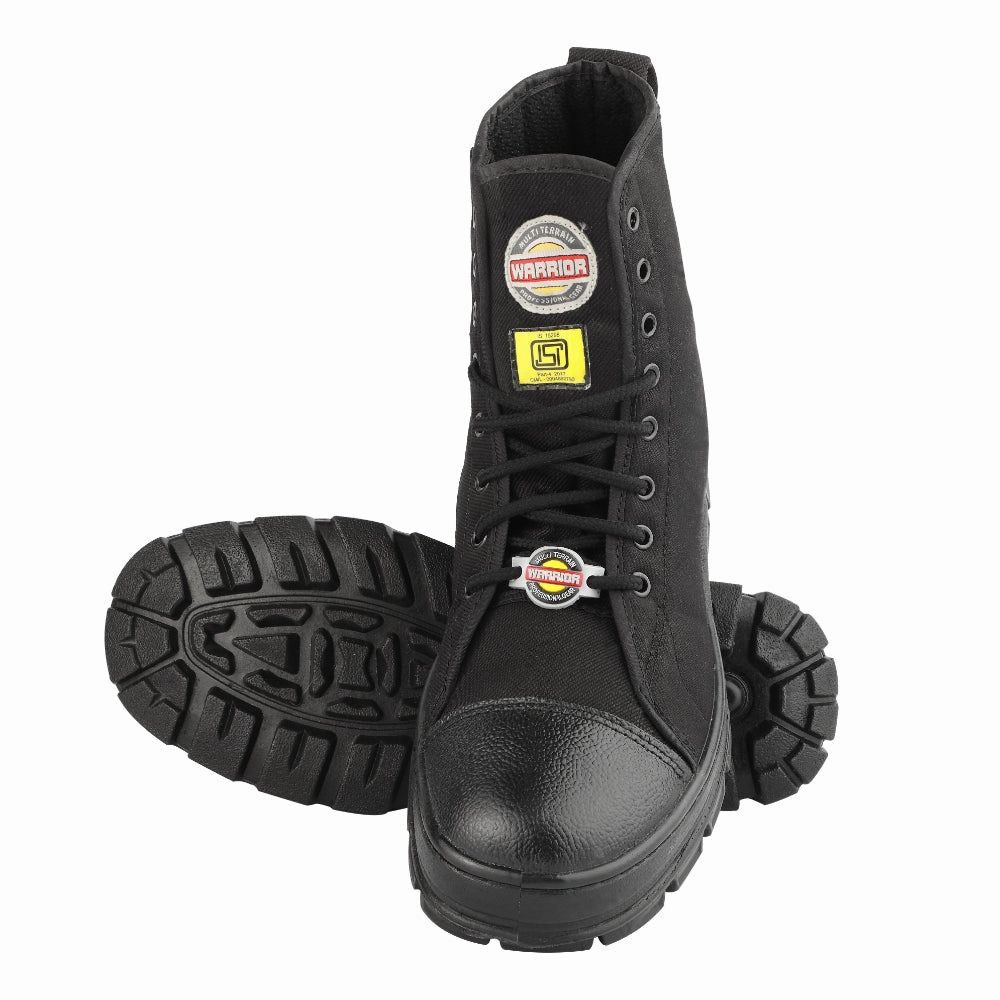 Warrior Black Lacing Defence Jungle Boot for Men 8846 By Liberty