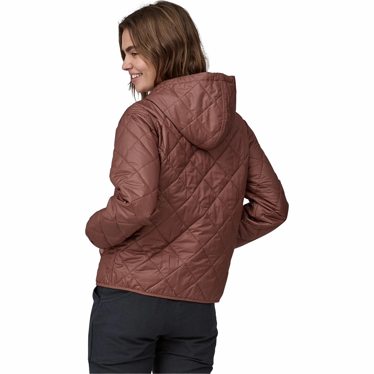 Women's Diamond Quilt Bomber Hoody