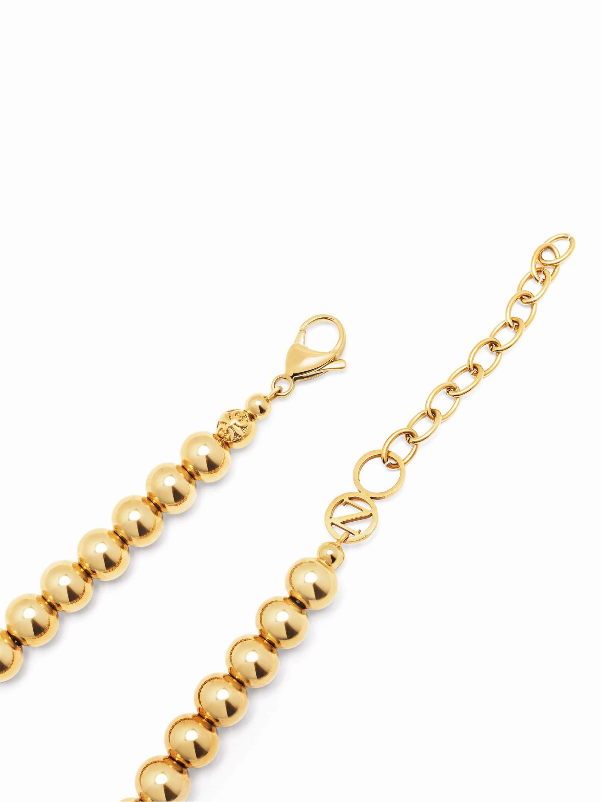Women's Gold Glow Beaded Choker